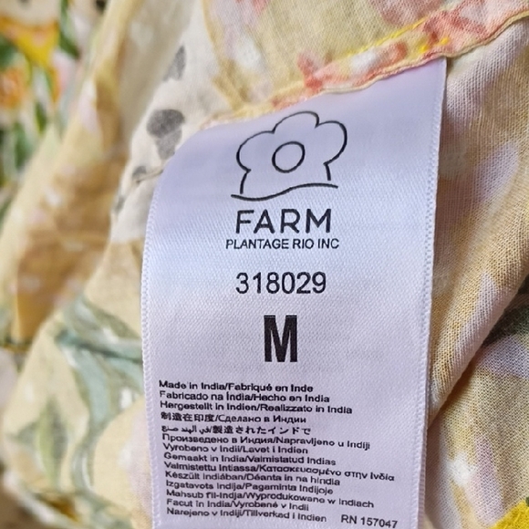 FARM Rio Yellow Floral Maxi Skirt - Picture 8 of 10